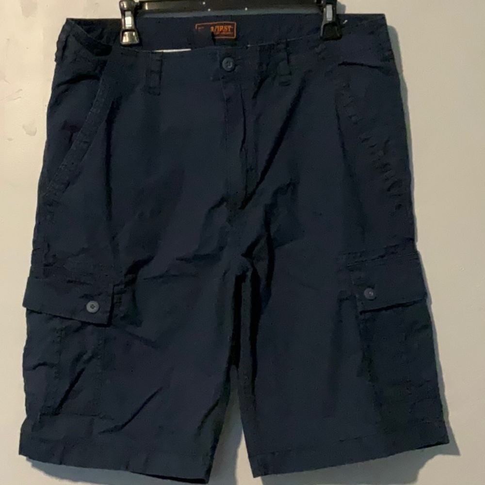Navy Cargo Shorts for Men